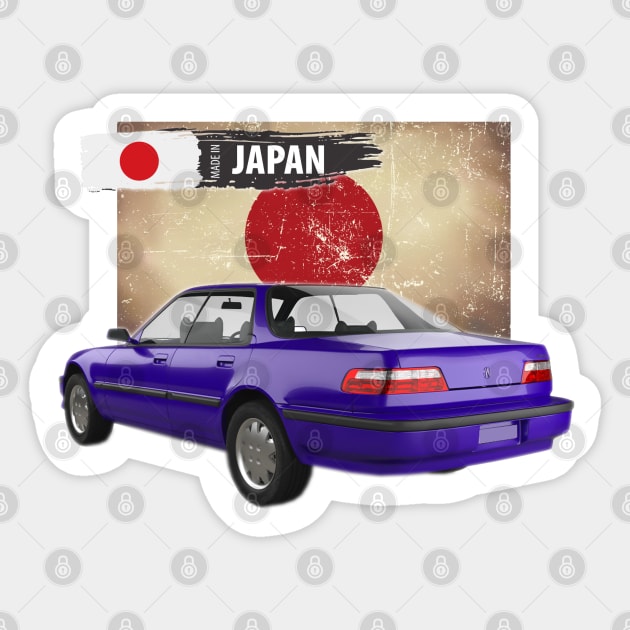 Acura Integra 1990 03 Sticker by Stickers Cars